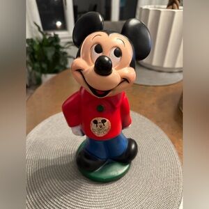 Vintage 1970s Mickey Mouse Bank